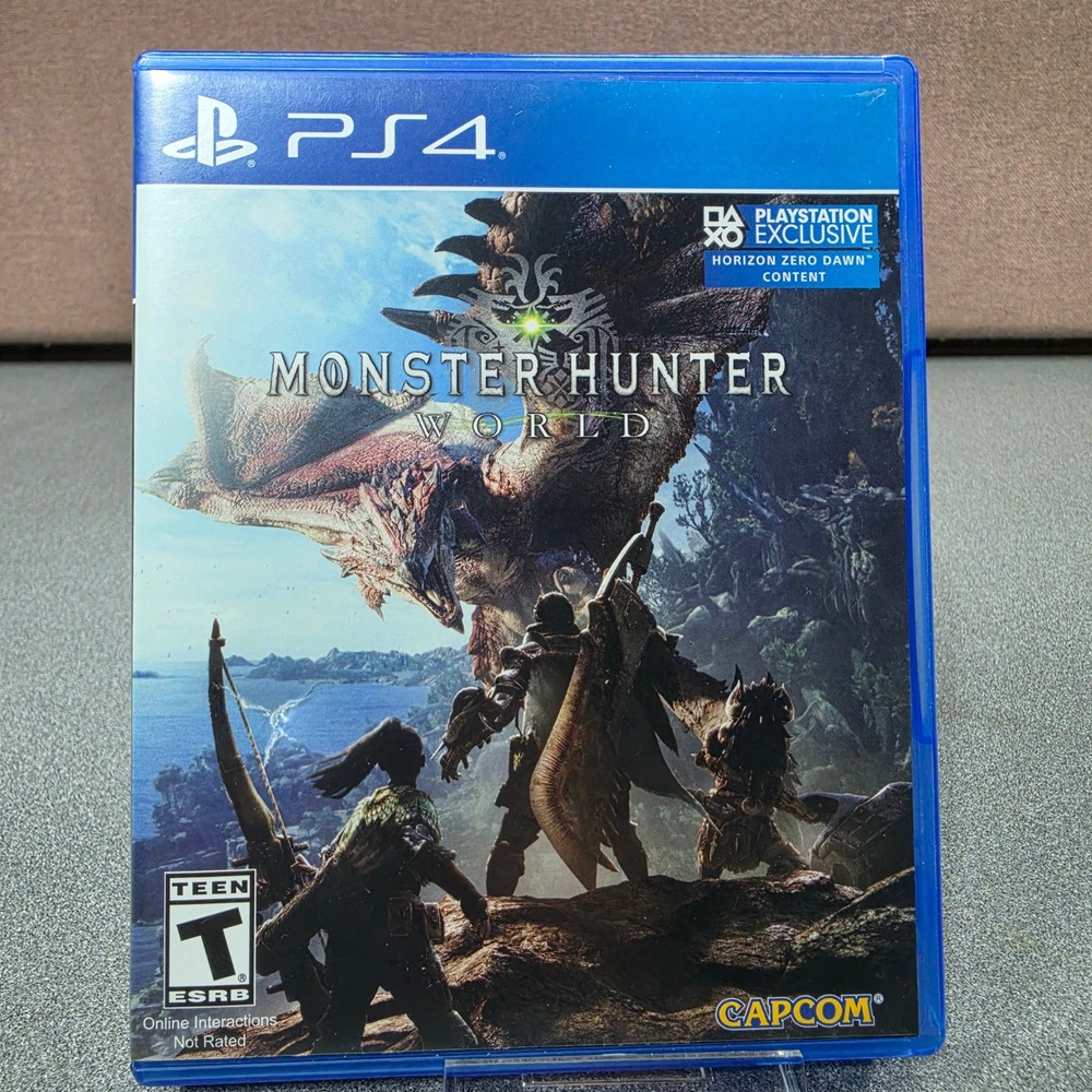 Capcom Monster‎ Hunter World PS4 Excellent Blue Horizon Zero Dawn Content